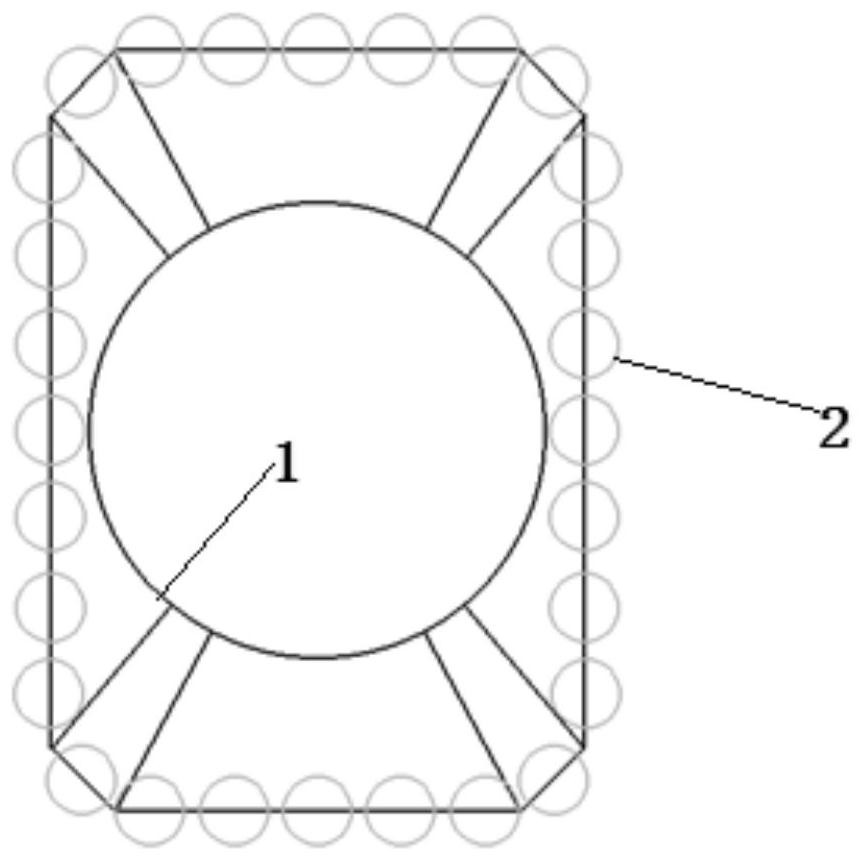 Construction method for stable puncturing of self-elevating platform pile shoe