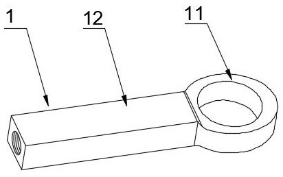 Nut dismounting device