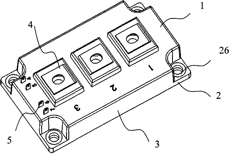 Power terminal having built-in power terminal