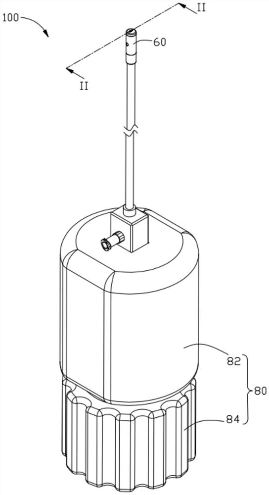 A locking nail for locking sutures and an interventional remote suture locking device