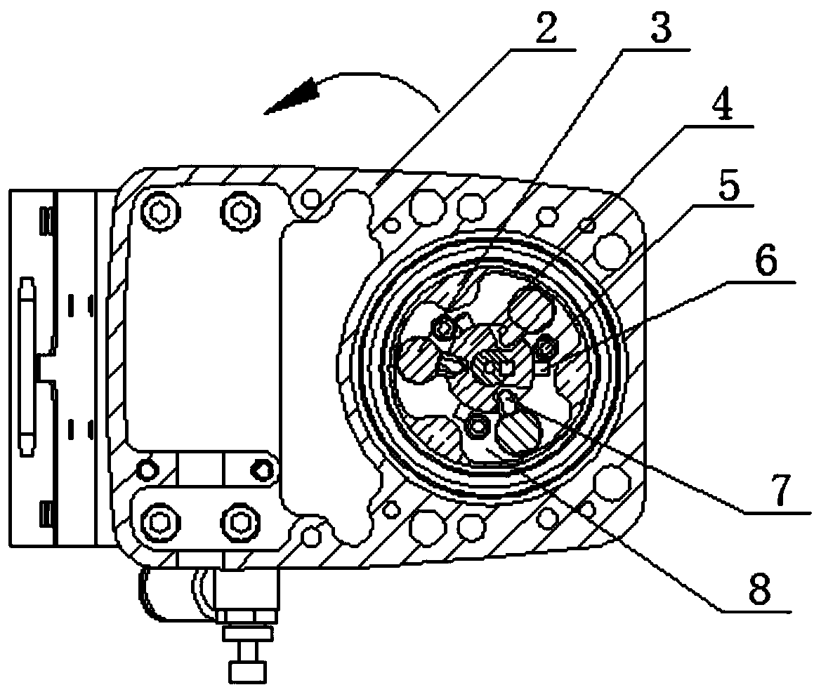 Ampoule bottle self-centering cutting device for water agent dispensing robot