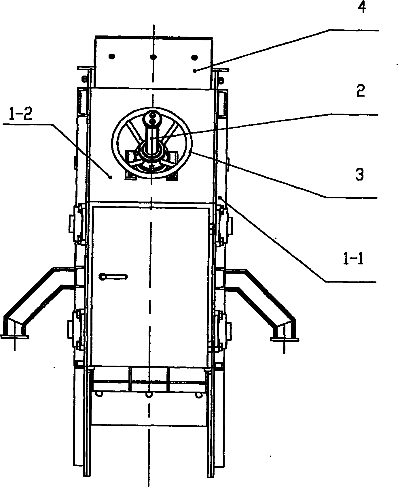 Feed apparatus of calender press