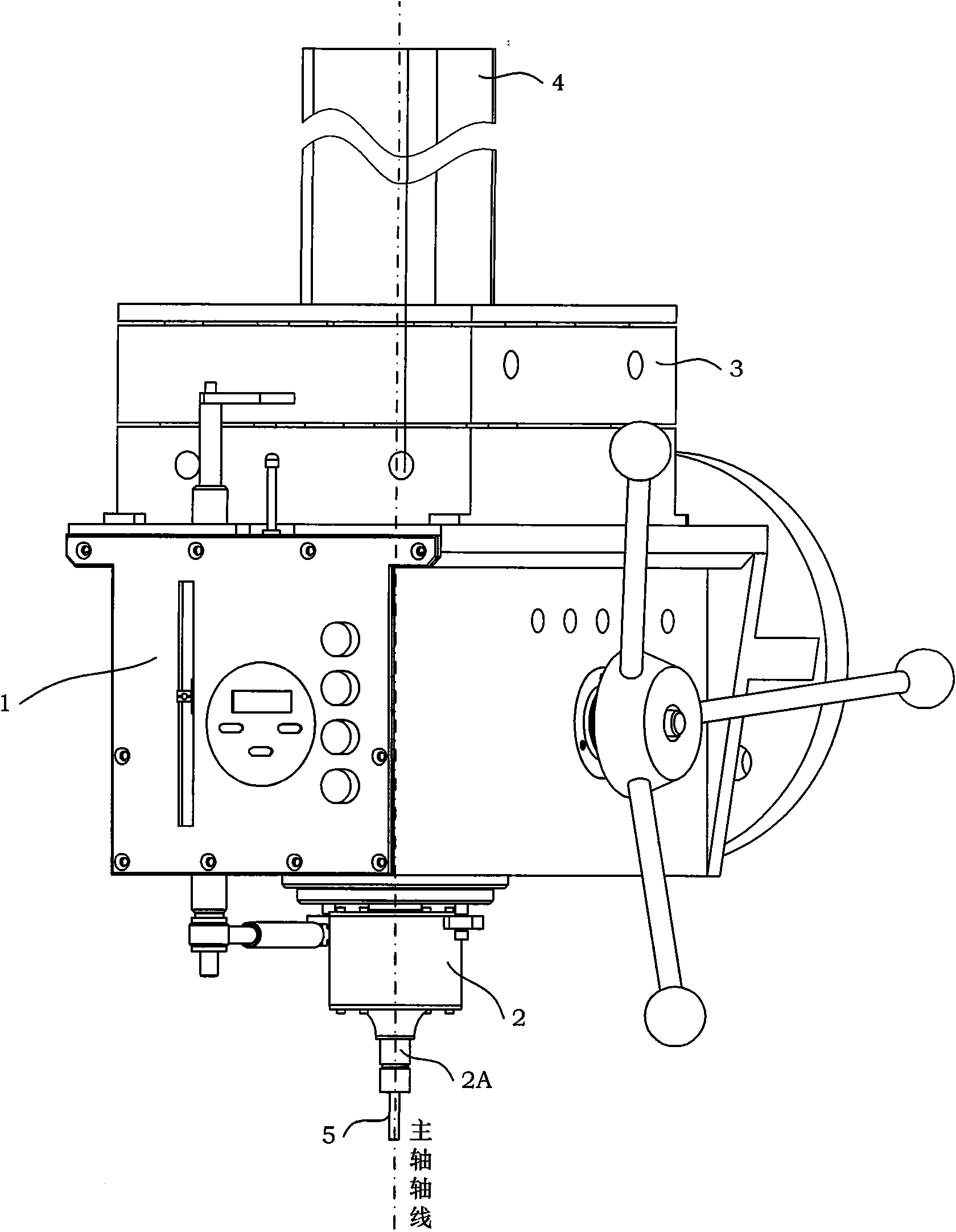 High-low frequency compound torsional vibration tapping device