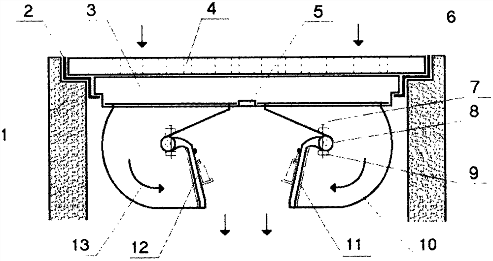 Manufacturing technology and method of automatic drainage and deodorization device for trench