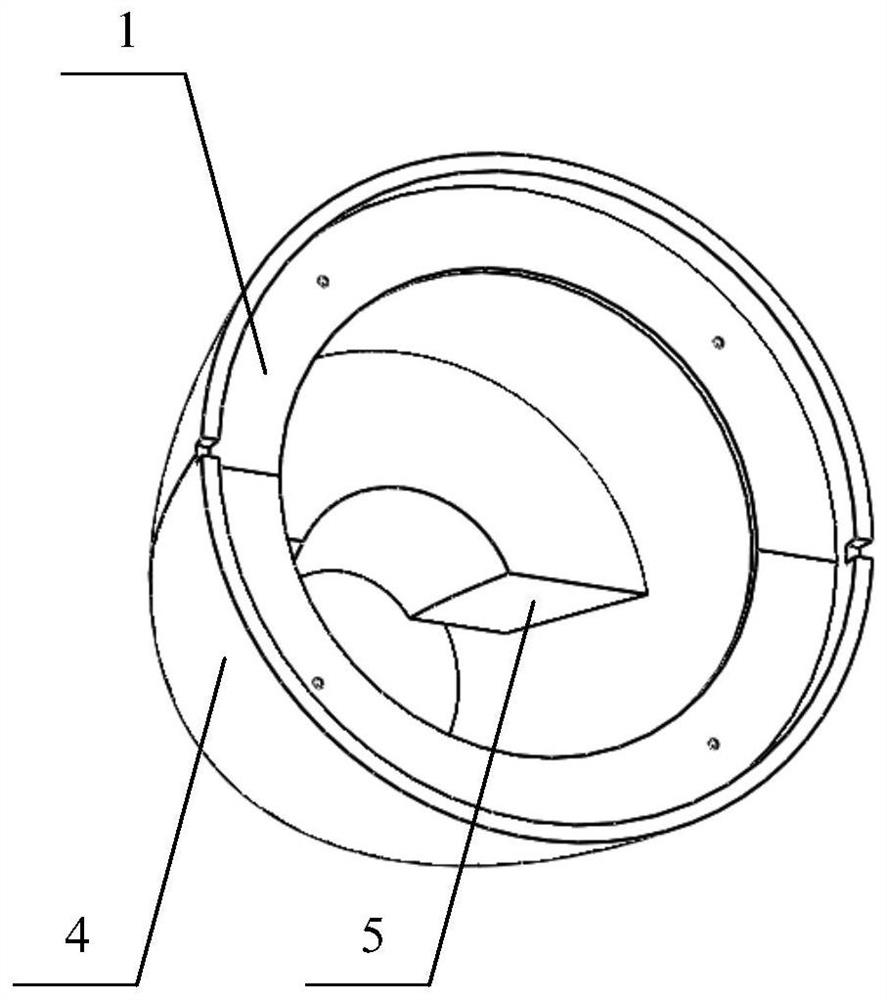 Separable bow structure of supercavitation underwater vehicle