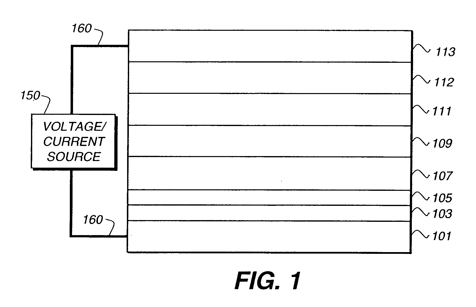 Organic element for low voltage electroluminescent devices