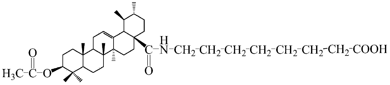 Ursolic acid derivative and preparation method thereof