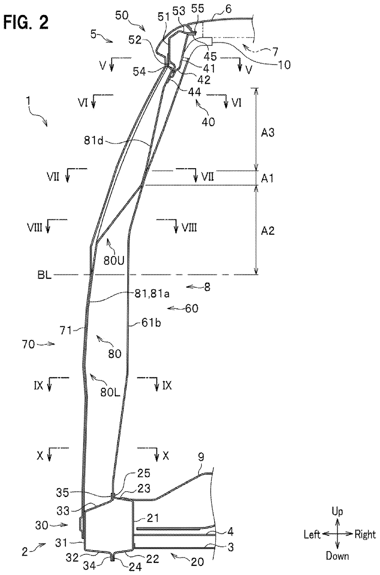 Center pillar manufacturing method