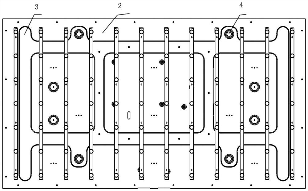 Liquid crystal display module backboard and preparation process thereof