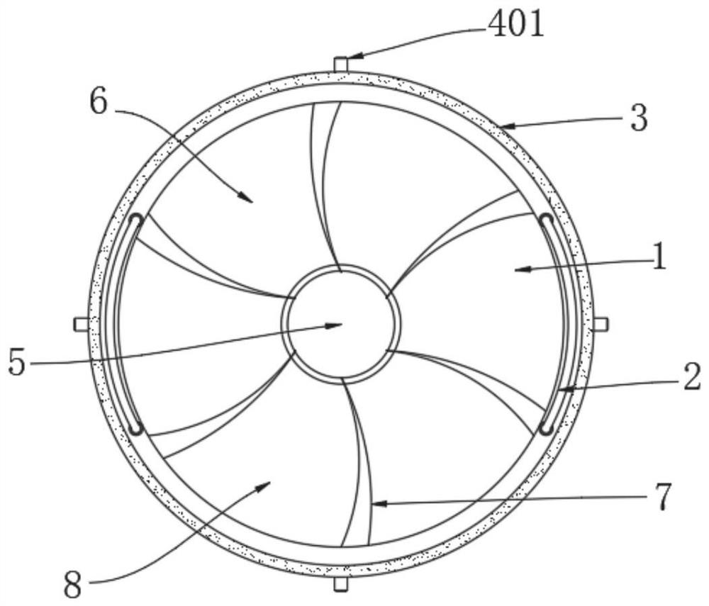 Air cooling island air leakage treatment system based on three-dimensional fluid dynamic field optimization