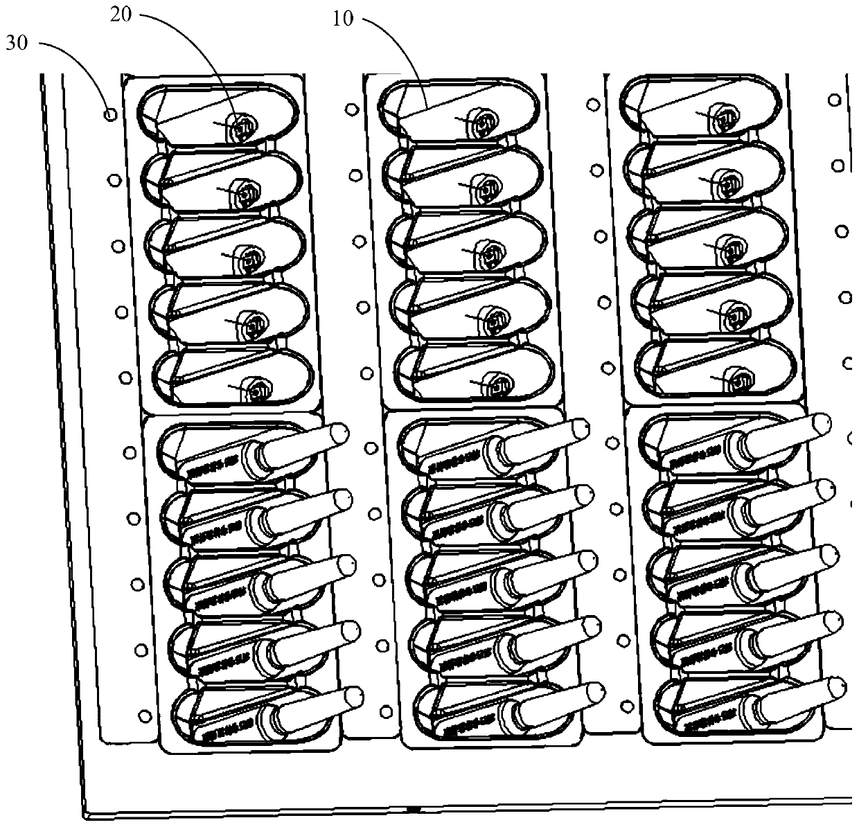 Storage device and method for toxic, narcotic and psychotropic drugs