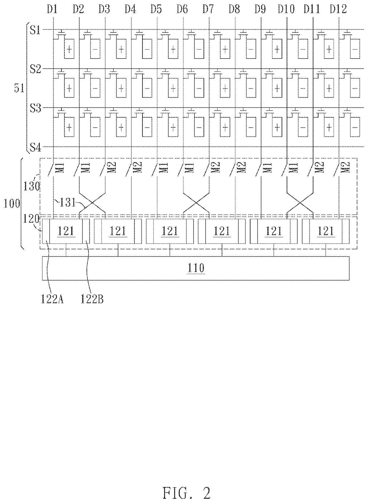 Display, display driving device, and driving method thereof