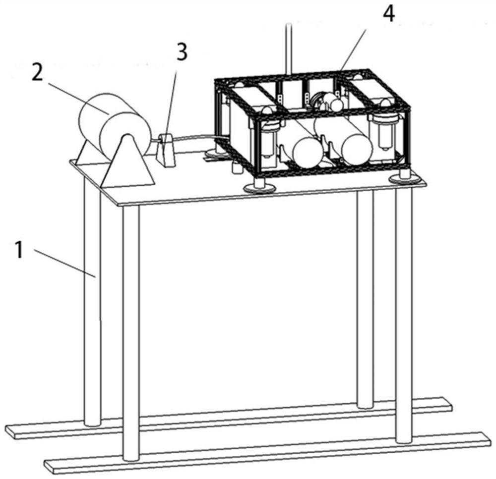 Multifunctional suspended underwater robot and its base station system