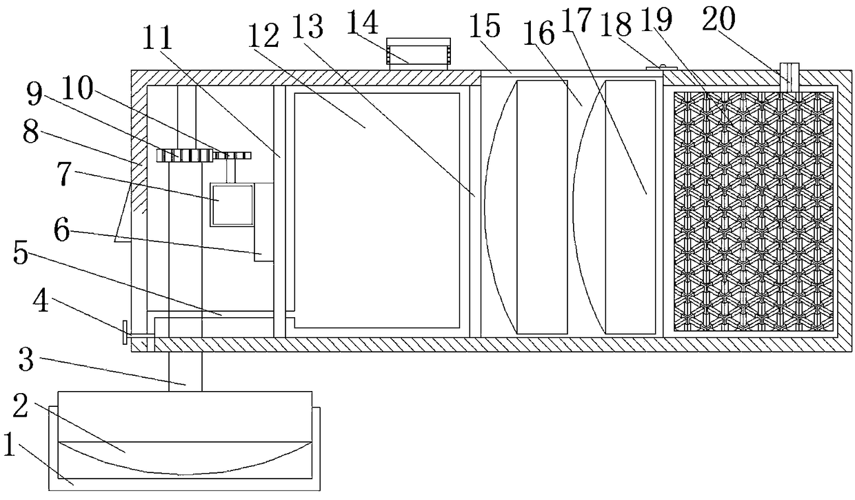Display screen cleaning device for development based on computer technology