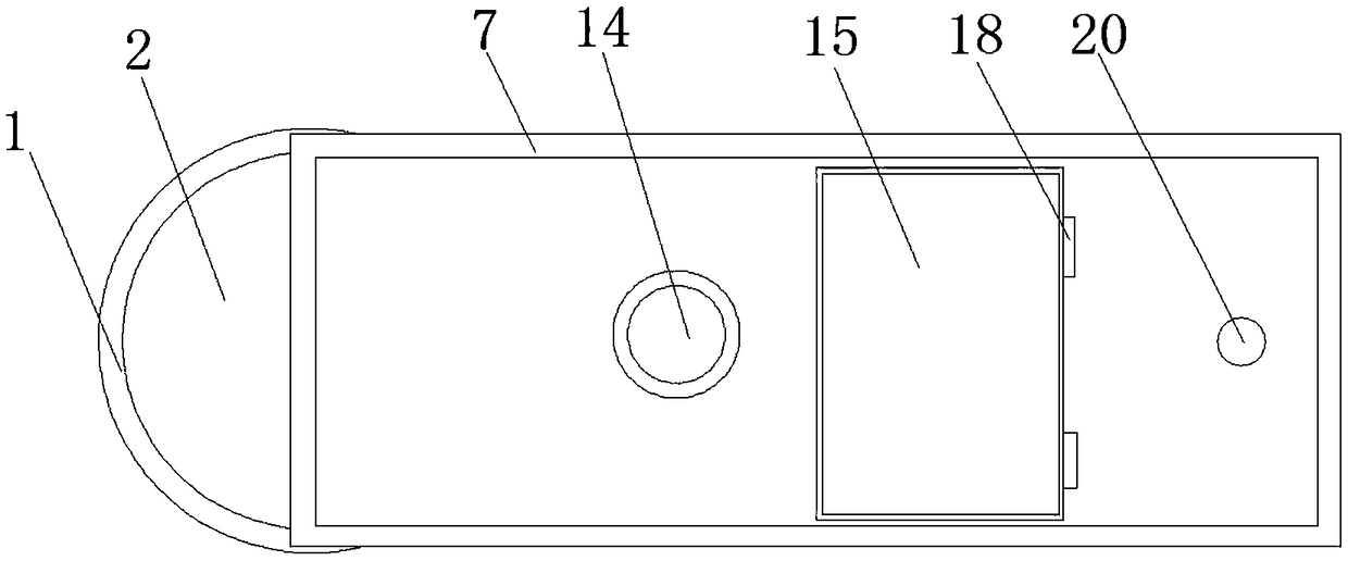 Display screen cleaning device for development based on computer technology