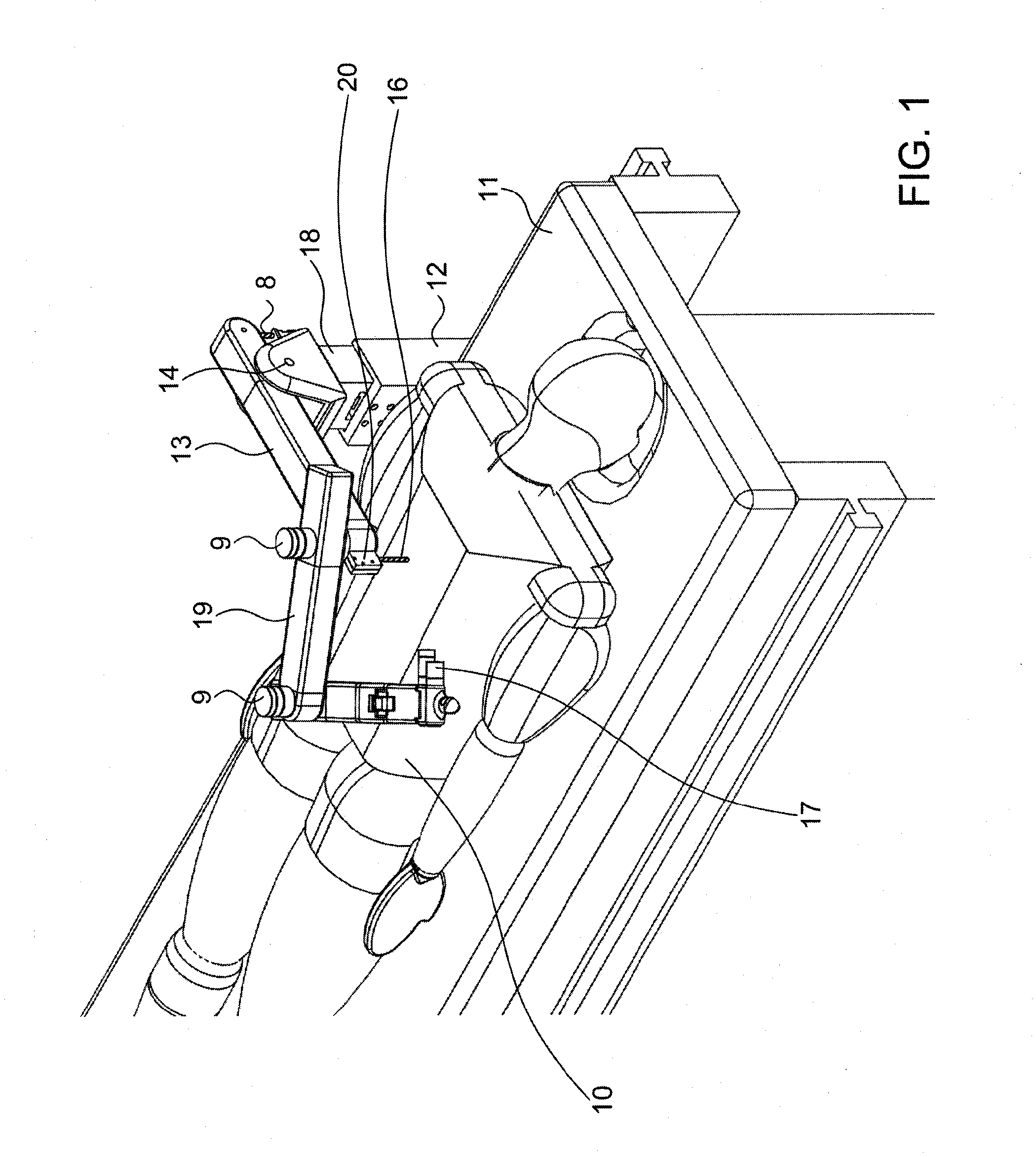 Active bed mount for surgical robot