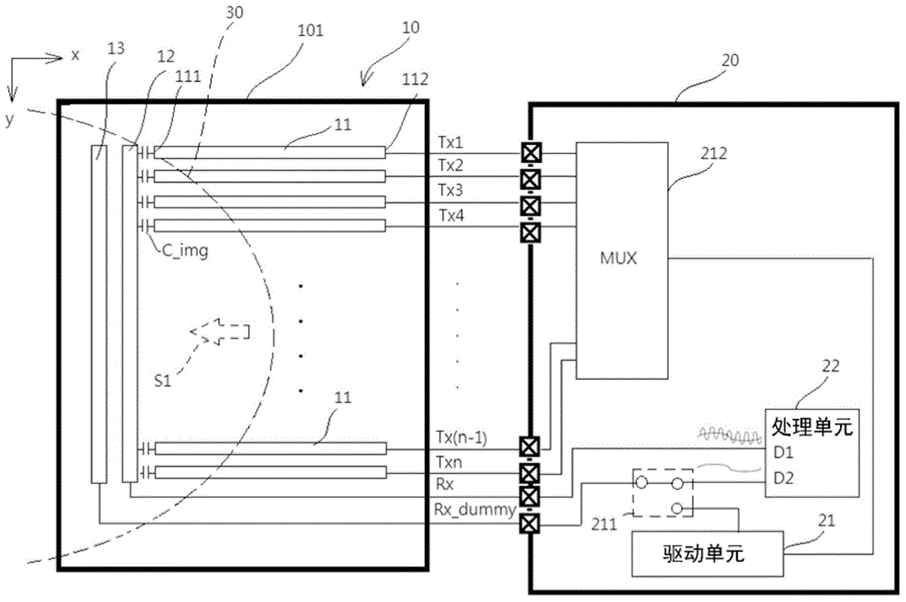 Fingerprint induction device and finger contact detection method