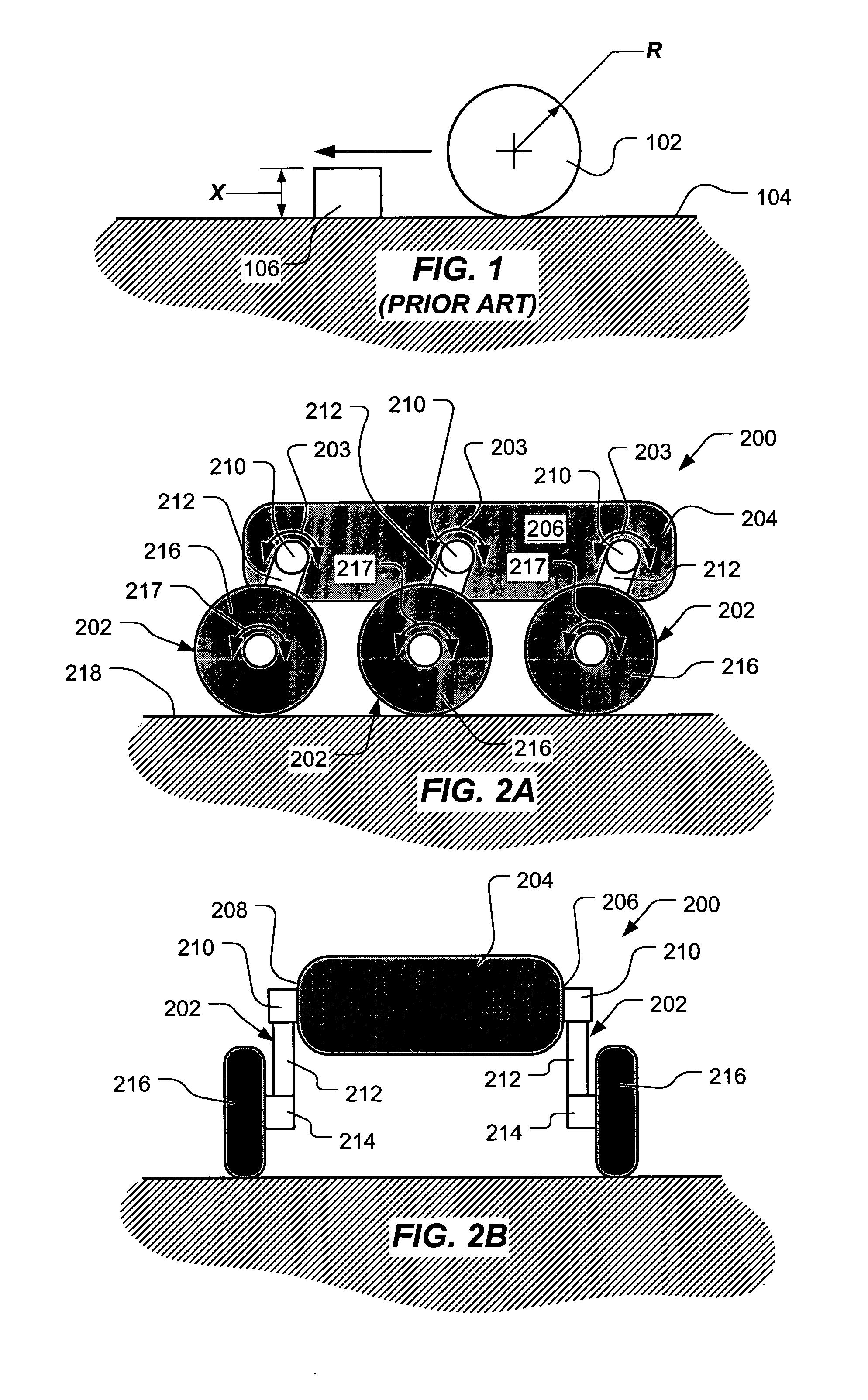 Vehicle having an articulated suspension and method of using same