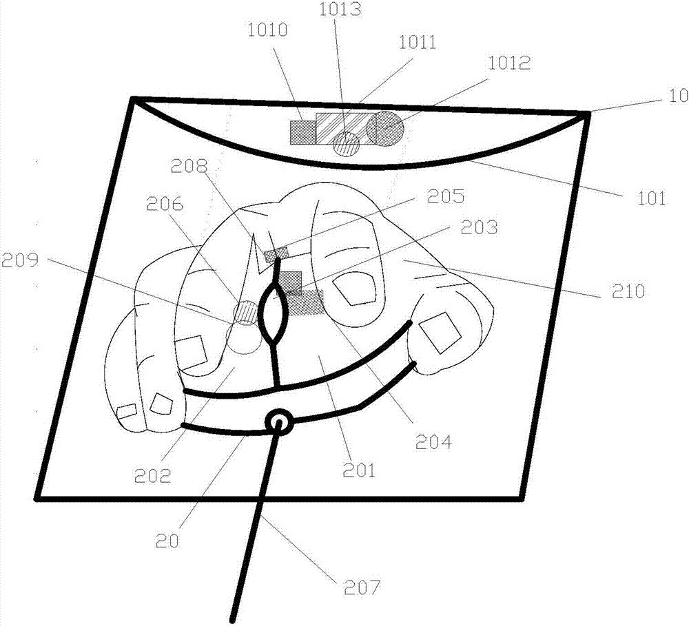 Mouse and mouse pad for monitoring human moods