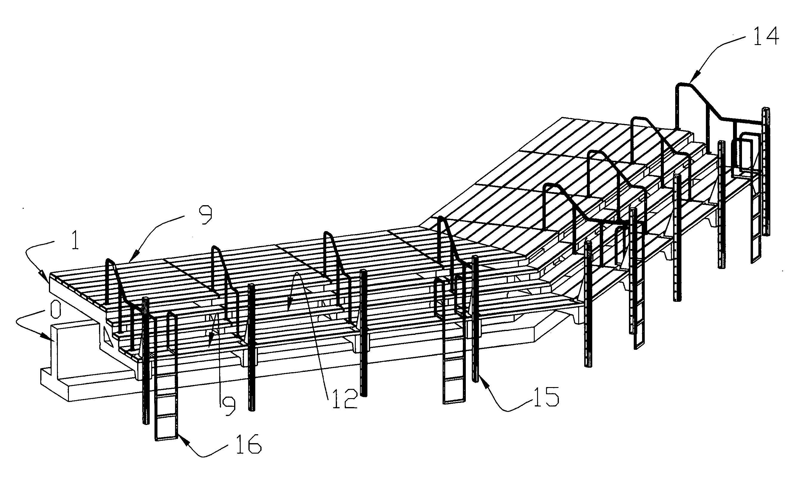 Pre-cast deck and dock system