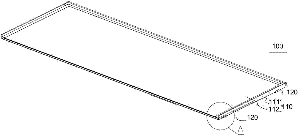 Rubber frame, backlight module, display device and detaching jig