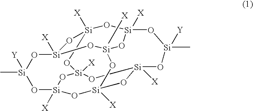 Organosilicon compound and polymer having a cage-type silicon skeleton