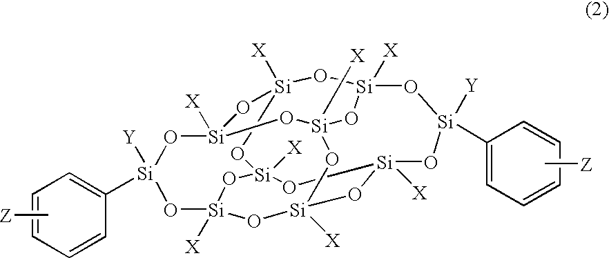 Organosilicon compound and polymer having a cage-type silicon skeleton