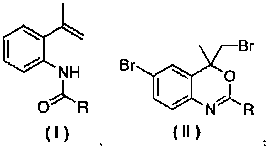 Synthetic method of polybrominated benzo[1,3]oxazine derivatives