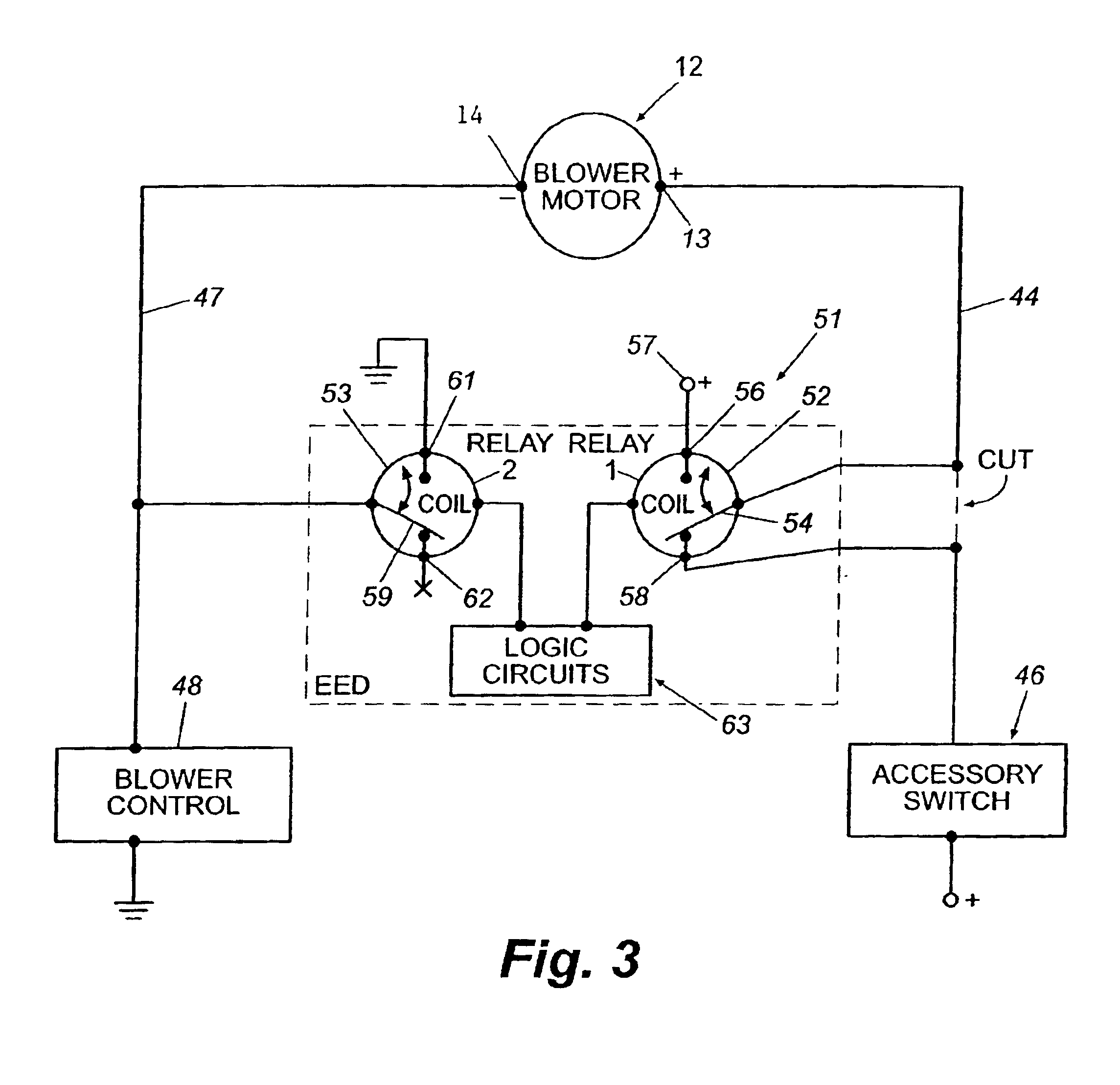 Electronic evaporator dryer for eliminating odors in vehicle air conditioning systems