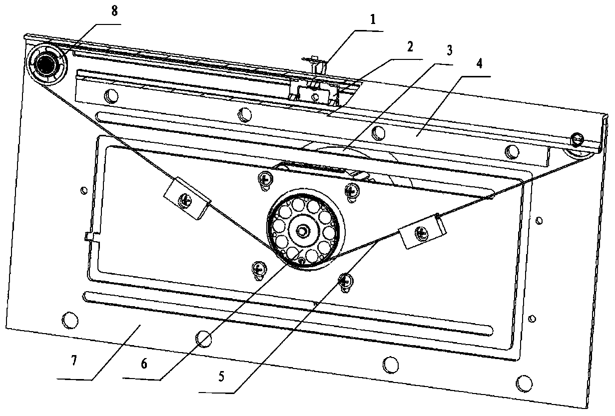 Traverse yarn guide device for spooling