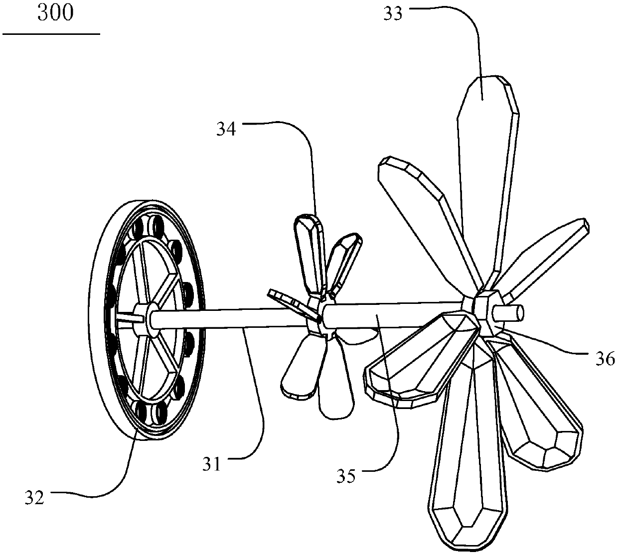 Energy-saving bubble gun