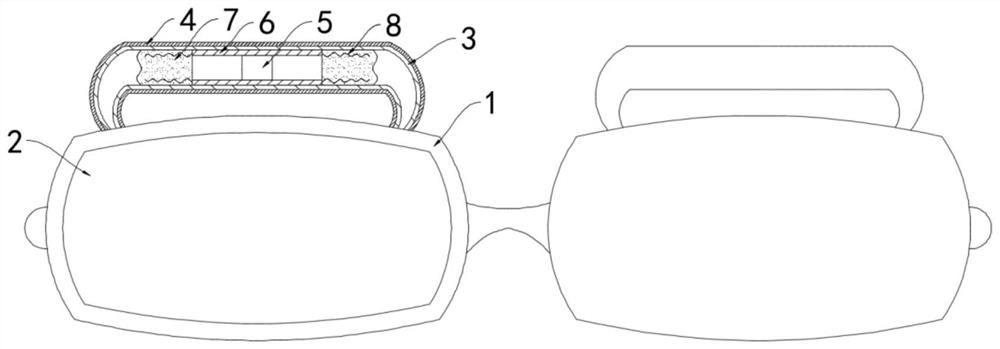 Suction-type high-performance anti-fog swimming goggles