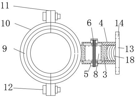 Pipeline gas conveying protection device