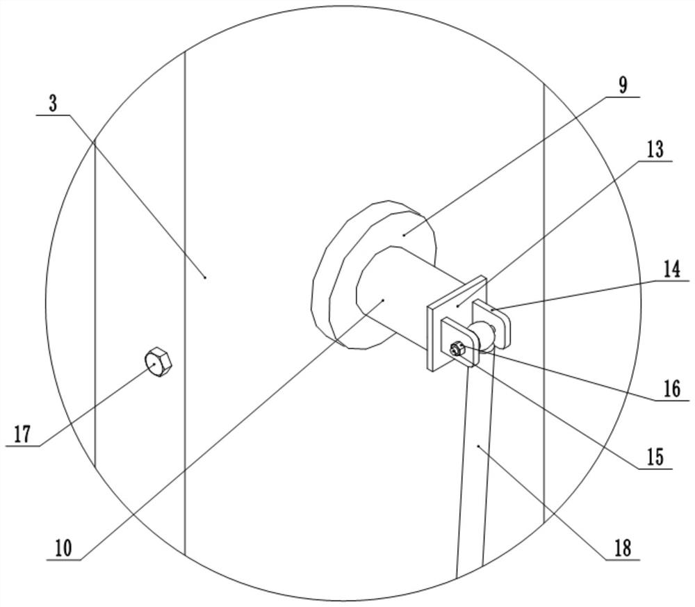 A built-in anti-drop beam device