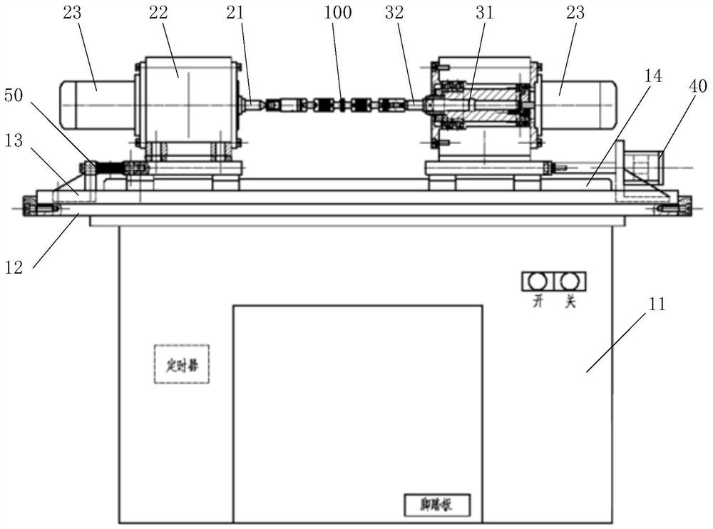 A double-head central hole grinding method and grinding machine