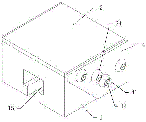 Magnetically conductive cushion block