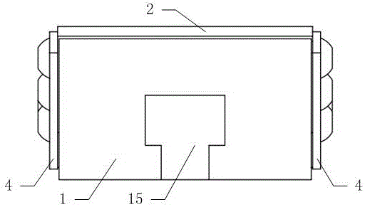 Magnetically conductive cushion block