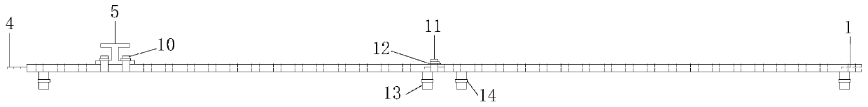 Steel truss arch bridge installation system and construction method thereof