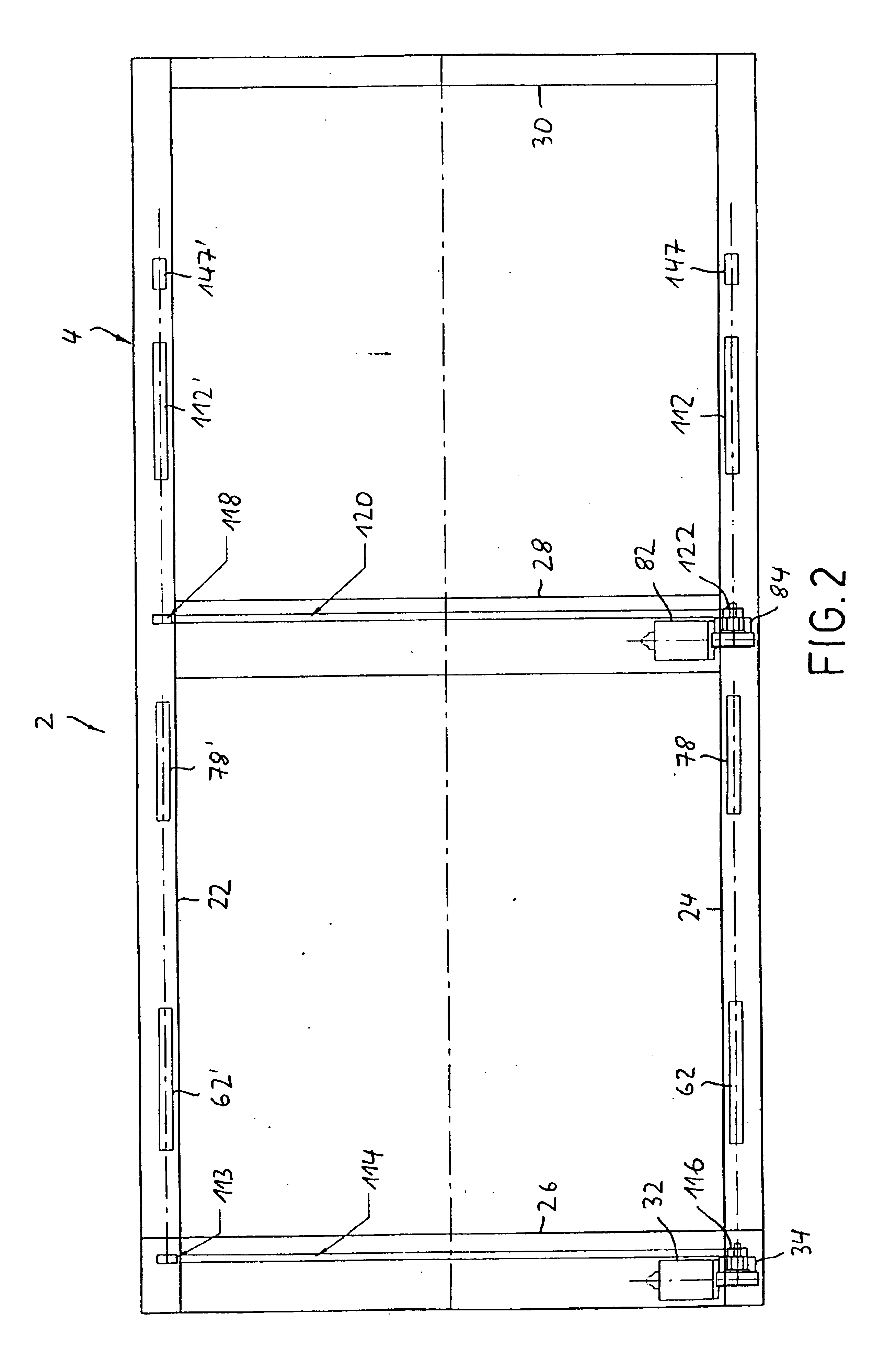 Motor adjustable support device for the upholstery of a seat and/or reclining furniture