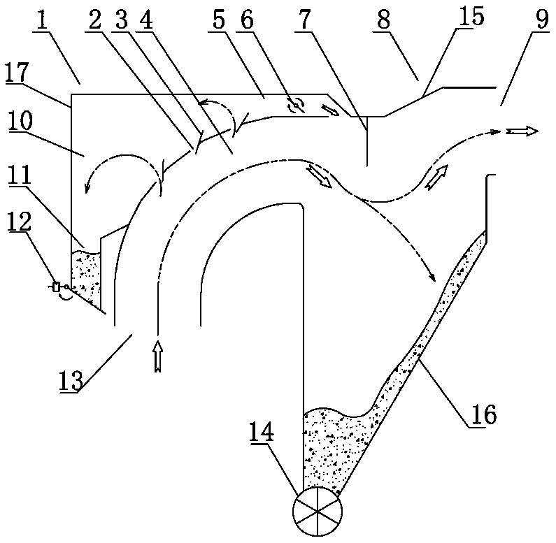 Two-stage mechanical sand recycling device