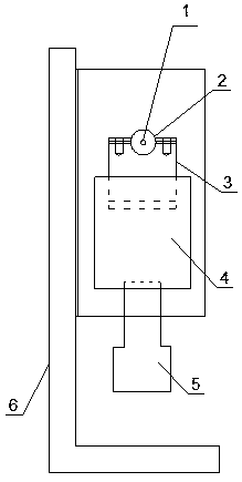 FBG (fiber bragg grating) stay cable force monitoring sensor based on frequency method, and sensing method