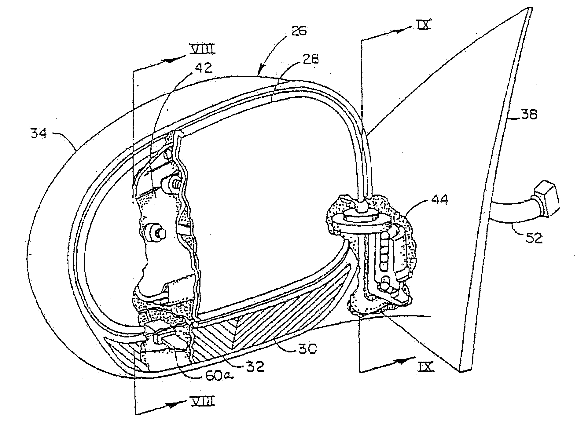 Exterior mirror vision system for a vehicle