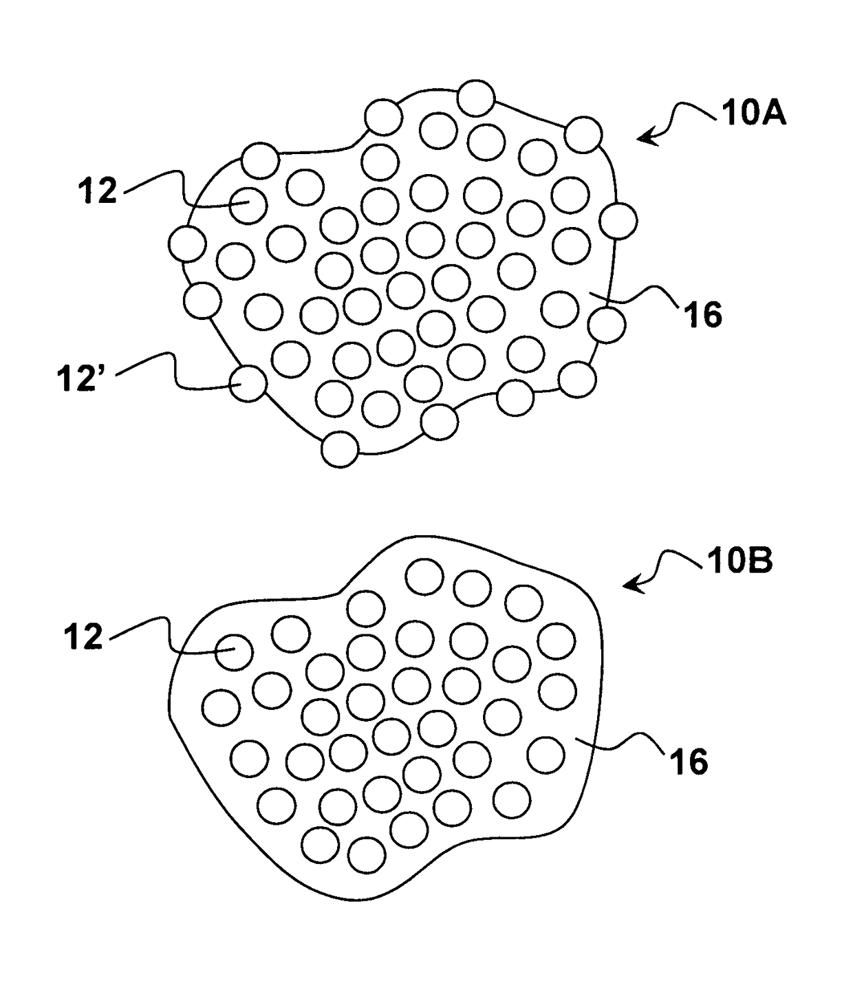 Pharmaceutical compositions comprising nanoparticles and a resuspending material