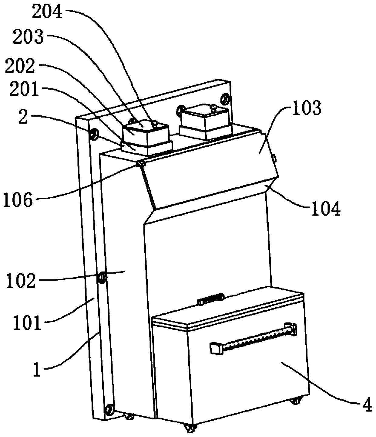 Assembly type nuclear medical waste collecting device