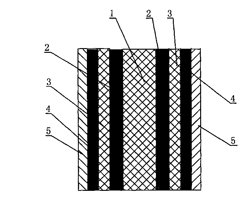 High speed train damping sound insulation sheet material and manufacturing method thereof