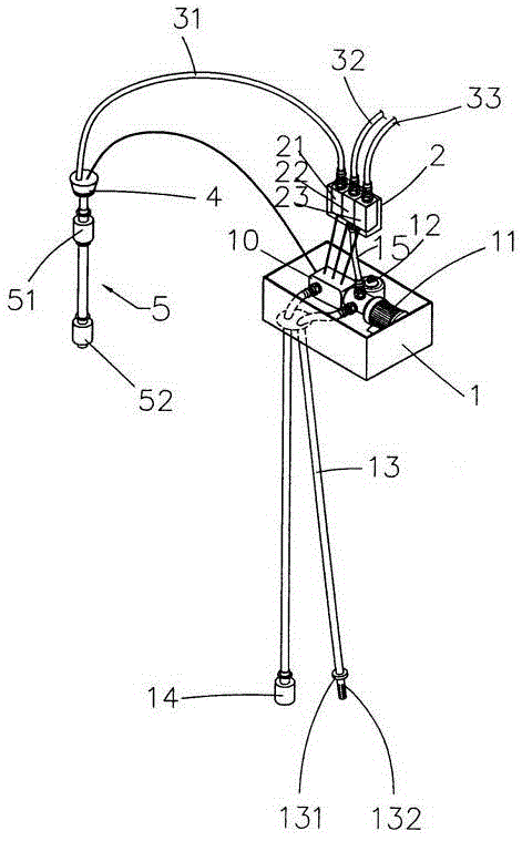 Mechanical automatic oil filling device