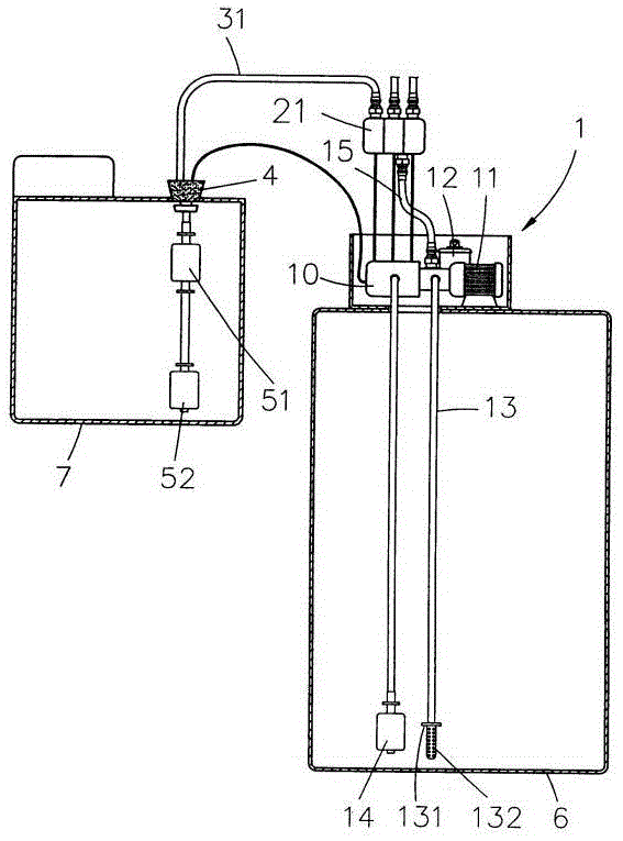 Mechanical automatic oil filling device