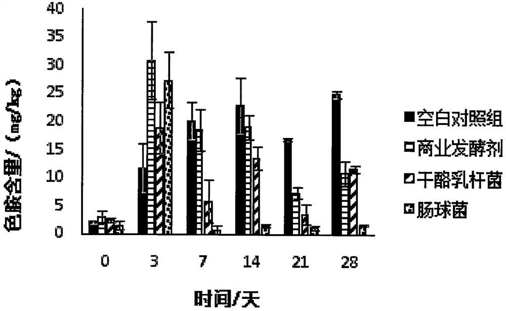 Application of Lactobacillus casei in preparing sausage, method for preparing sausage and sausage