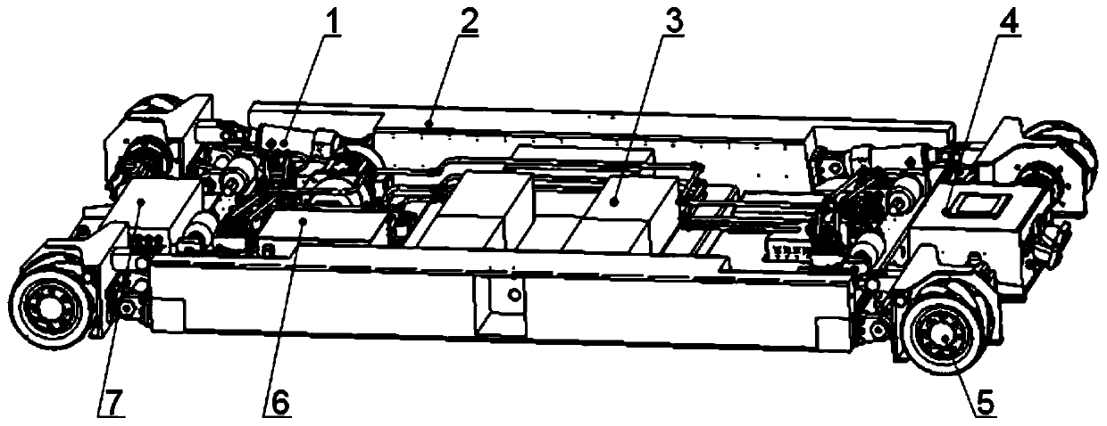 A low-height omnidirectional intelligent mobile platform that can be lifted as a whole