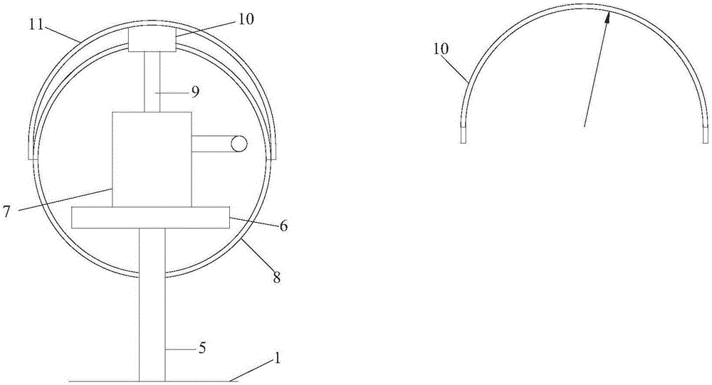 Tunnel sectioned excavation simulation device for three-dimensional centrifugal model test